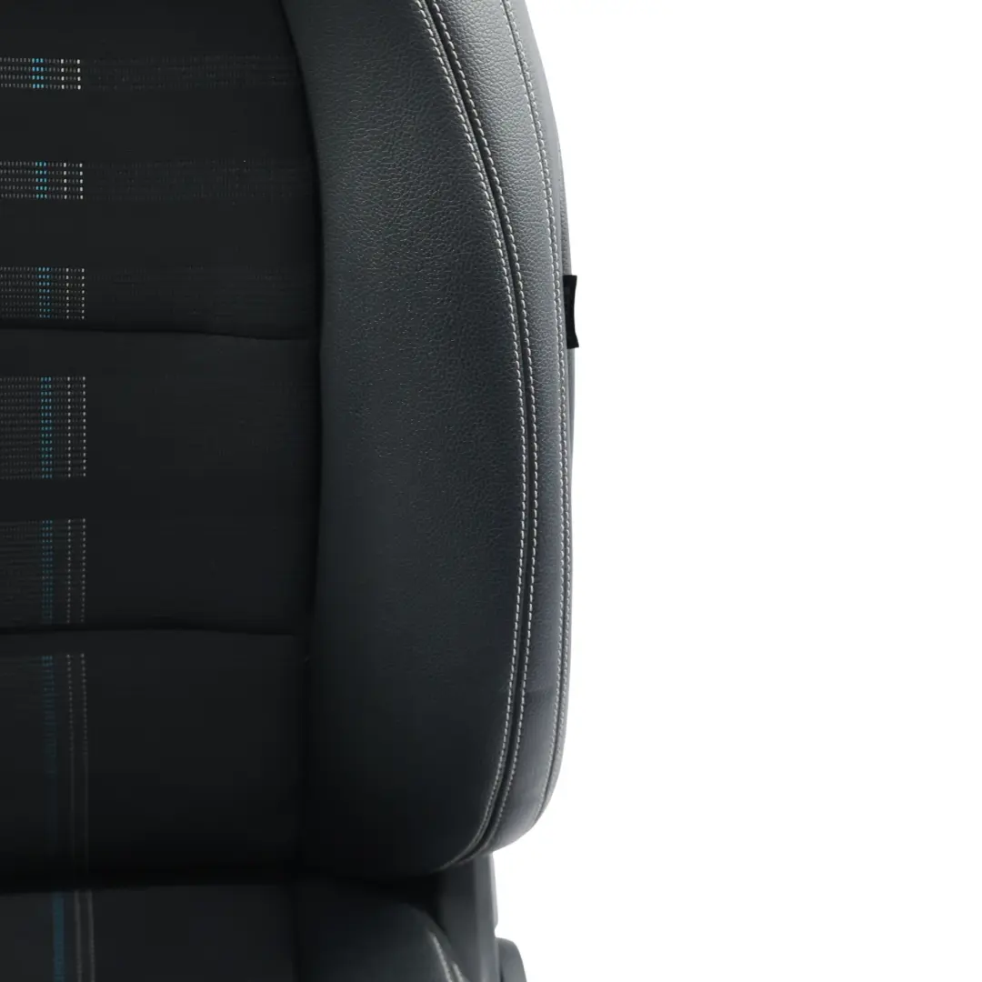 Front Seat Left N/S Interior Cloth Fabric Leather Artico Black to Mercedes W176 with Part number A1179109500 Mercedes W176 Front Seat Left N/S Interior Cloth Fabric Leather Artico Black - SKU A1179109500-2 - Part number A1179109500