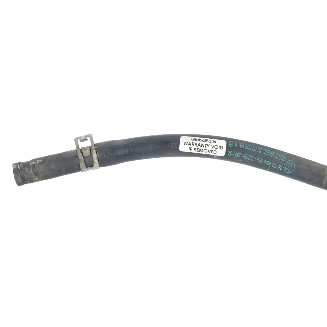 Mercedes W164 X164 Radiateur Durite Liquide Refroidissement Tuyau - SKU A1645000075 - Numéro de pièce A1645000075