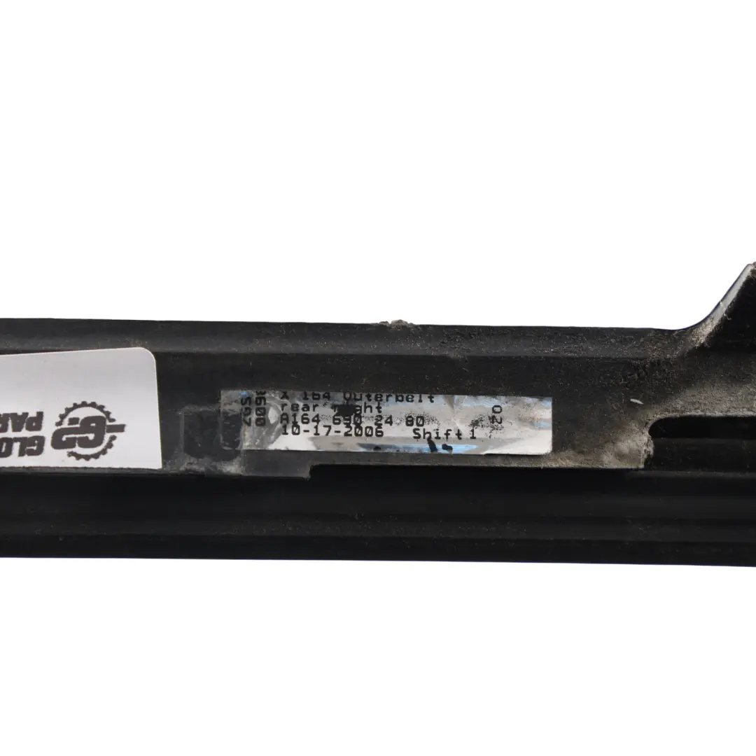 Door Window Channel Strip Trim Rear Right O/S M273 to Mercedes X164 with Part number A1646902480 Mercedes X164 Door Window Channel Strip Trim Rear Right O/S M273 - SKU A1646902480 - Part number A1646902480