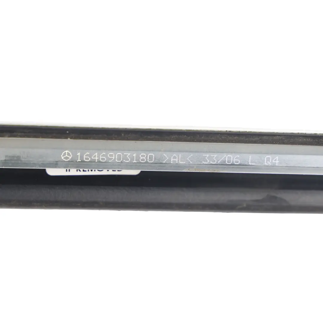 Window Trim Strip Cover Panel Left N/S Chrome to Mercedes X164 Rear with Part number A1646903180 Mercedes X164 Rear Window Trim Strip Cover Panel Left N/S Chrome - SKU A1646903180 - Part number A1646903180