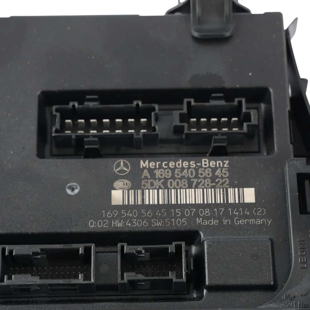SAM Modulo Centralina Fusibili per Mercedes W169 con numero di parte A1695405645 Mercedes W169 SAM Modulo Centralina Fusibili - SKU A1695405645-2 - Numero di parte A1695405645