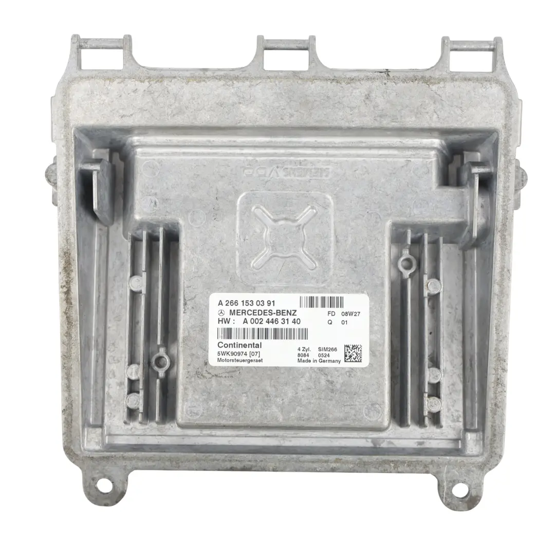 M266.920 Sterownik Silnika Benzyna 95KM A0014460340 Automat do Mercedes W245 o numerze A2661530391 Mercedes W245 M266.920 Sterownik Silnika Benzyna 95KM A0014460340 Automat - SKU A2661530391-2 - Numer Części A2661530391