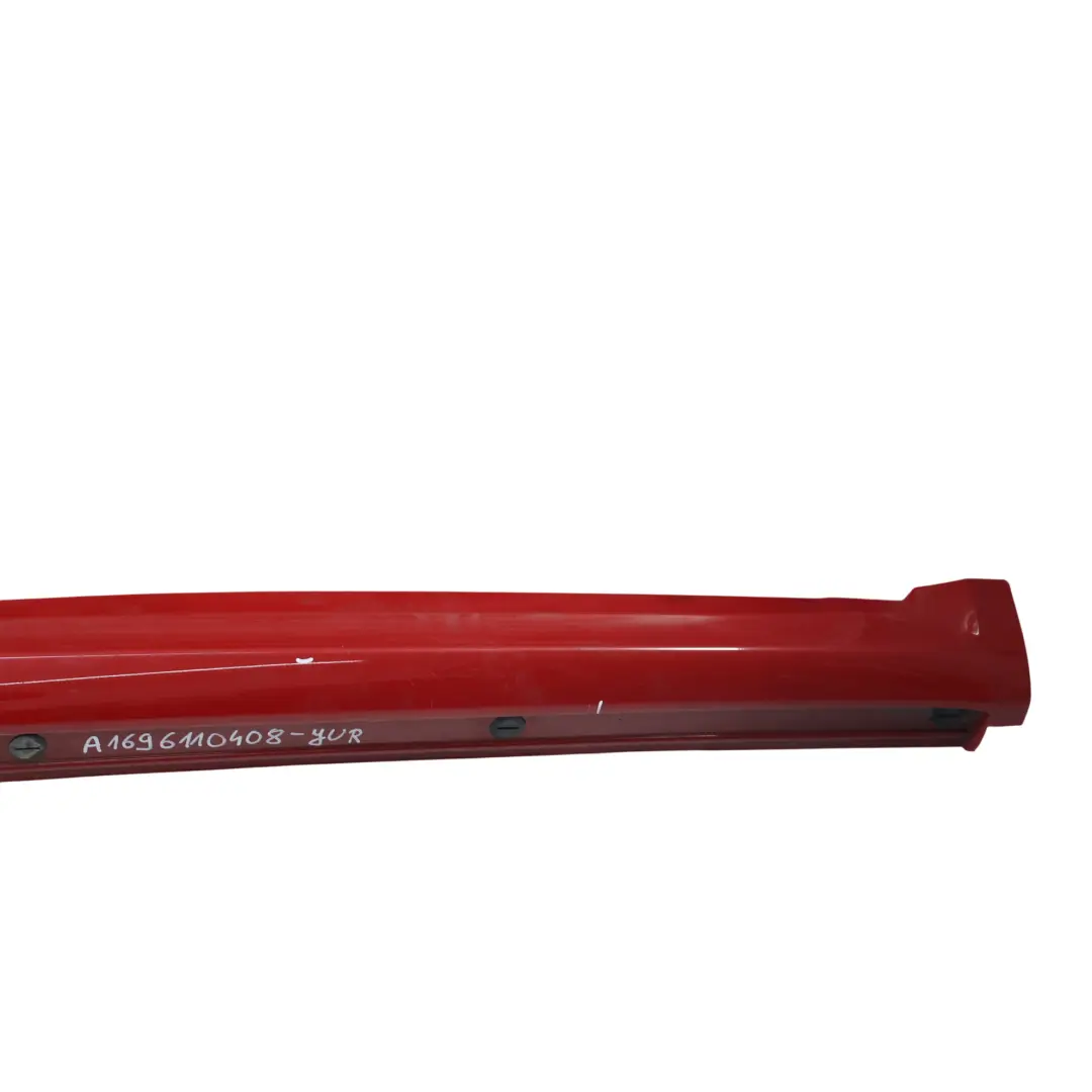  Mercedes-Benz A W169 Door Sill Side Cover Skirt Right O/S Jupiter Red - 589 - SKU A1696110408-JUR - Part number A1696110408