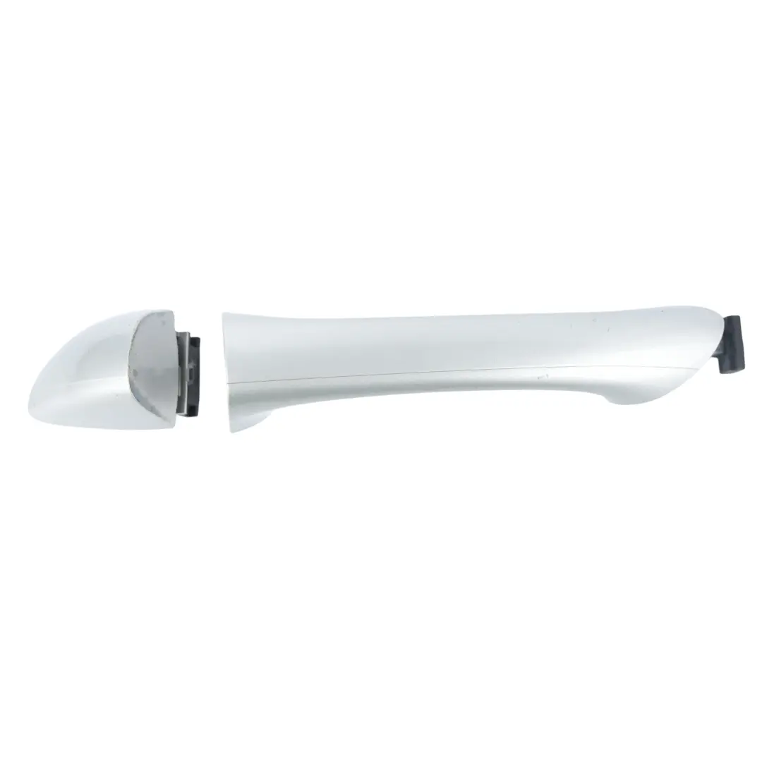 Mercedes W169 W245 Rear Door Grab Handle Left N/S Polar Silver Metallic - 761 - SKU A1697660501-PLS - Part number A1697660501
