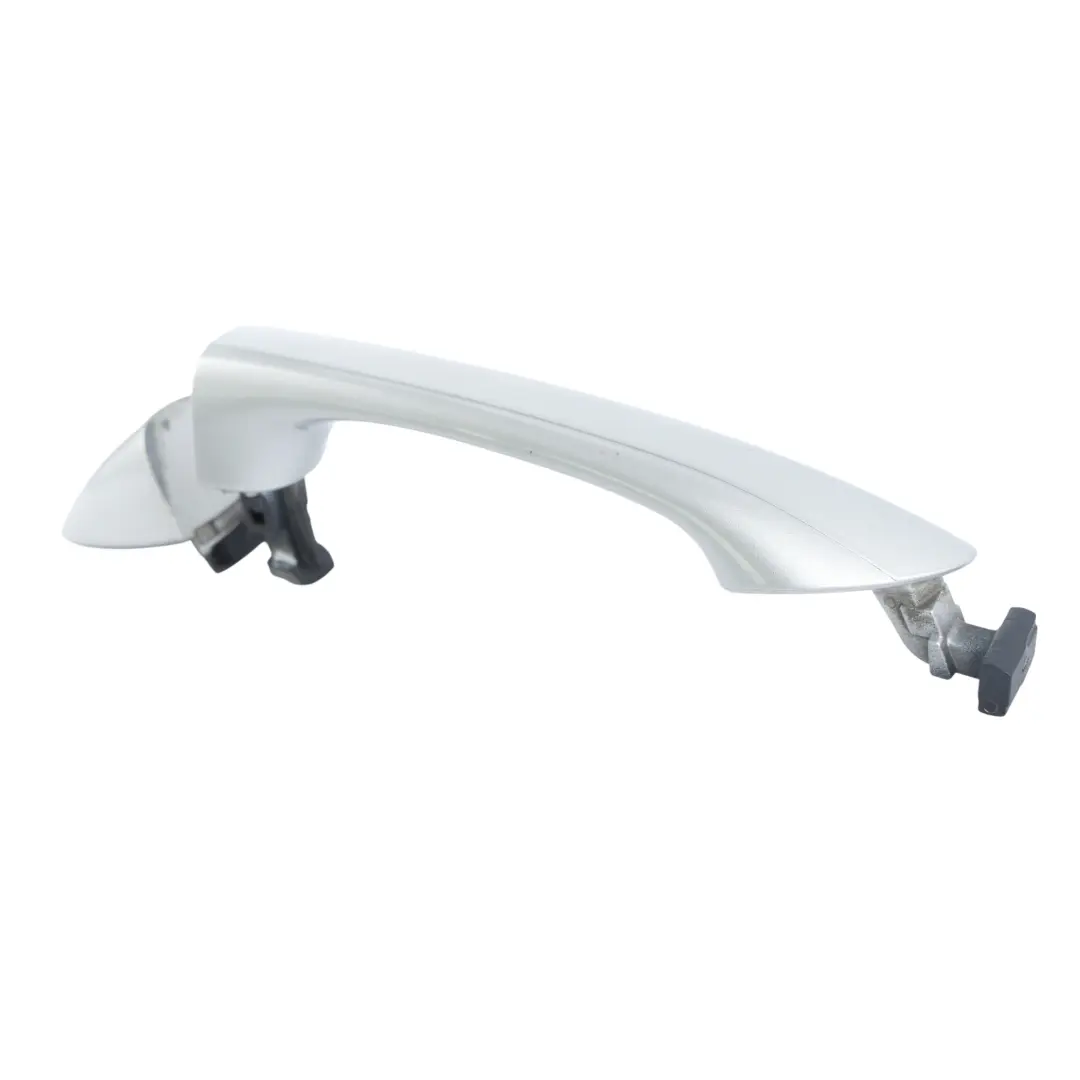 Mercedes W169 W245 Rear Door Grab Handle Left N/S Polar Silver Metallic - 761 - SKU A1697660501-PLS - Part number A1697660501