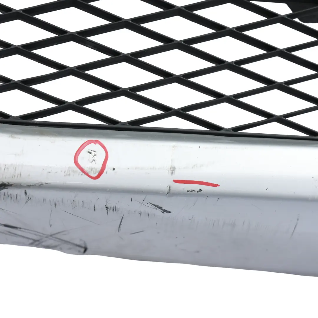 Front Bumper Panel Trim Covering Polar Silver Metallic - 761 to Mercedes W245 with Part number A1698859325 Mercedes W245 Front Bumper Panel Trim Covering Polar Silver Metallic - 761 - SKU A1698859325-PLS - Part number A1698859325