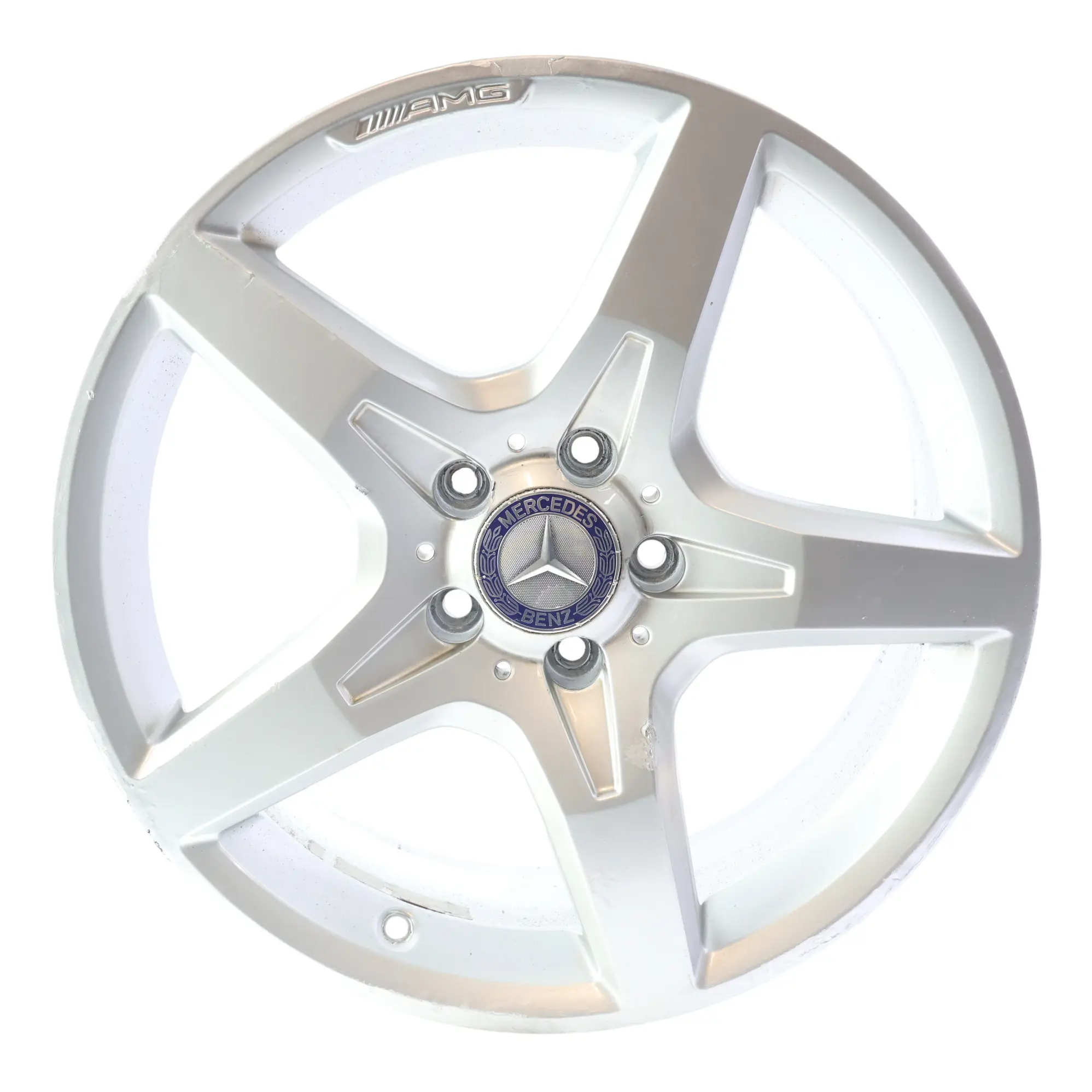 Mercedes SLK R172 AMG Llanta de aleación delantera plateada 18" 7,5J A1724012602