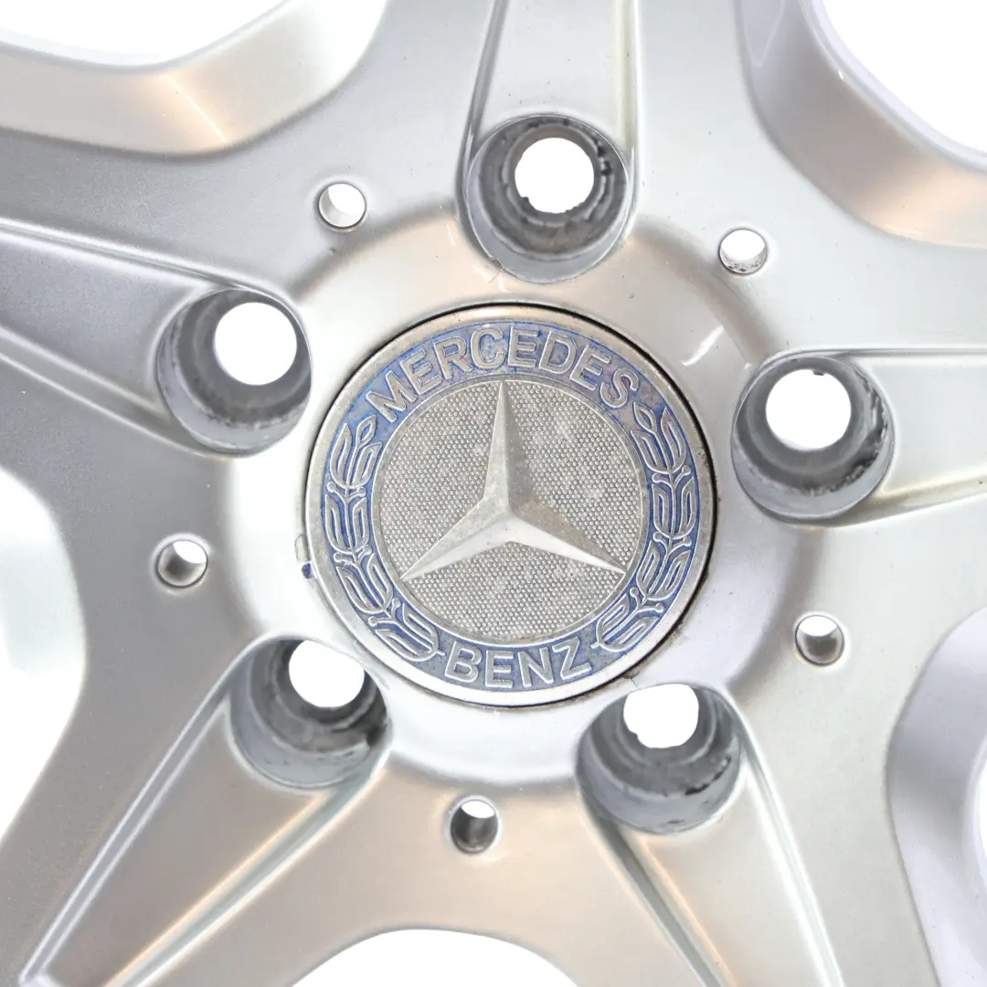 Front Silver Alloy Wheel Rim 18" 7,5J ET:42 to Mercedes SLK R172 AMG with Part number A1724012602 Mercedes SLK R172 AMG Front Silver Alloy Wheel Rim 18" 7,5J ET:42 - SKU A1724012602-3 - Part number A1724012602