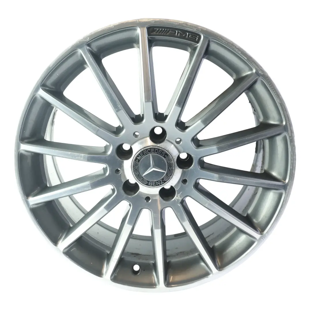 Mercedes W176 AMG Wheel Alloy Rim 18" 14 Spoke ET:52 7.5J - SKU A1764010200-2 - Part number A1764010200