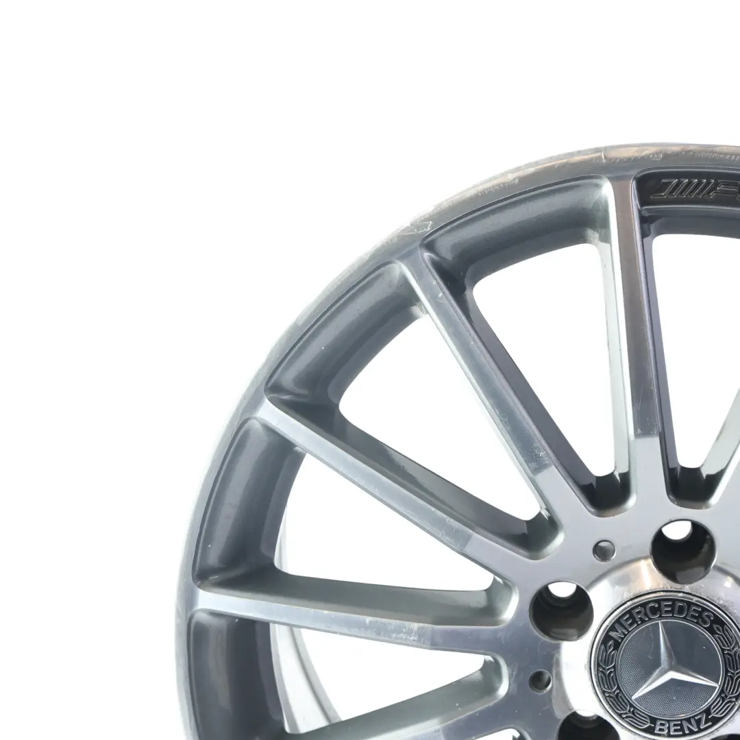 Mercedes W176 AMG Wheel Alloy Rim 18" 14 Spoke ET:52 7.5J - SKU A1764010200-2 - Part number A1764010200