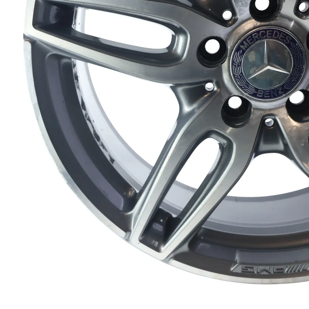 Mercedes W176 Llanta de aleación AMG 18" ET:52 7,5J 5 Radios dobles - SKU A1764010700-1 - Número de pieza A1764010700