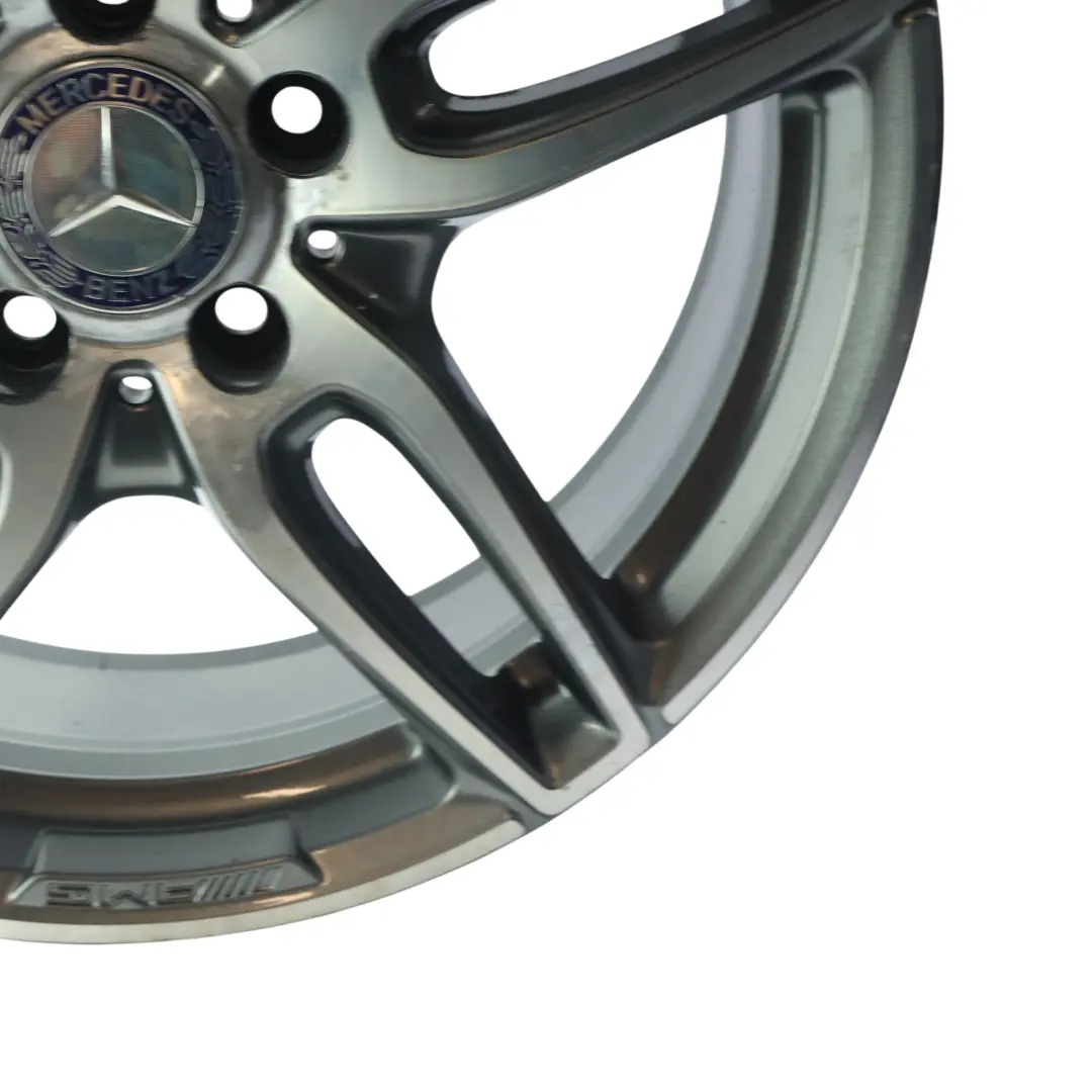 Mercedes W176 Llanta de aleación AMG 18" ET:52 7,5J 5 Radios dobles - SKU A1764010700-1 - Número de pieza A1764010700