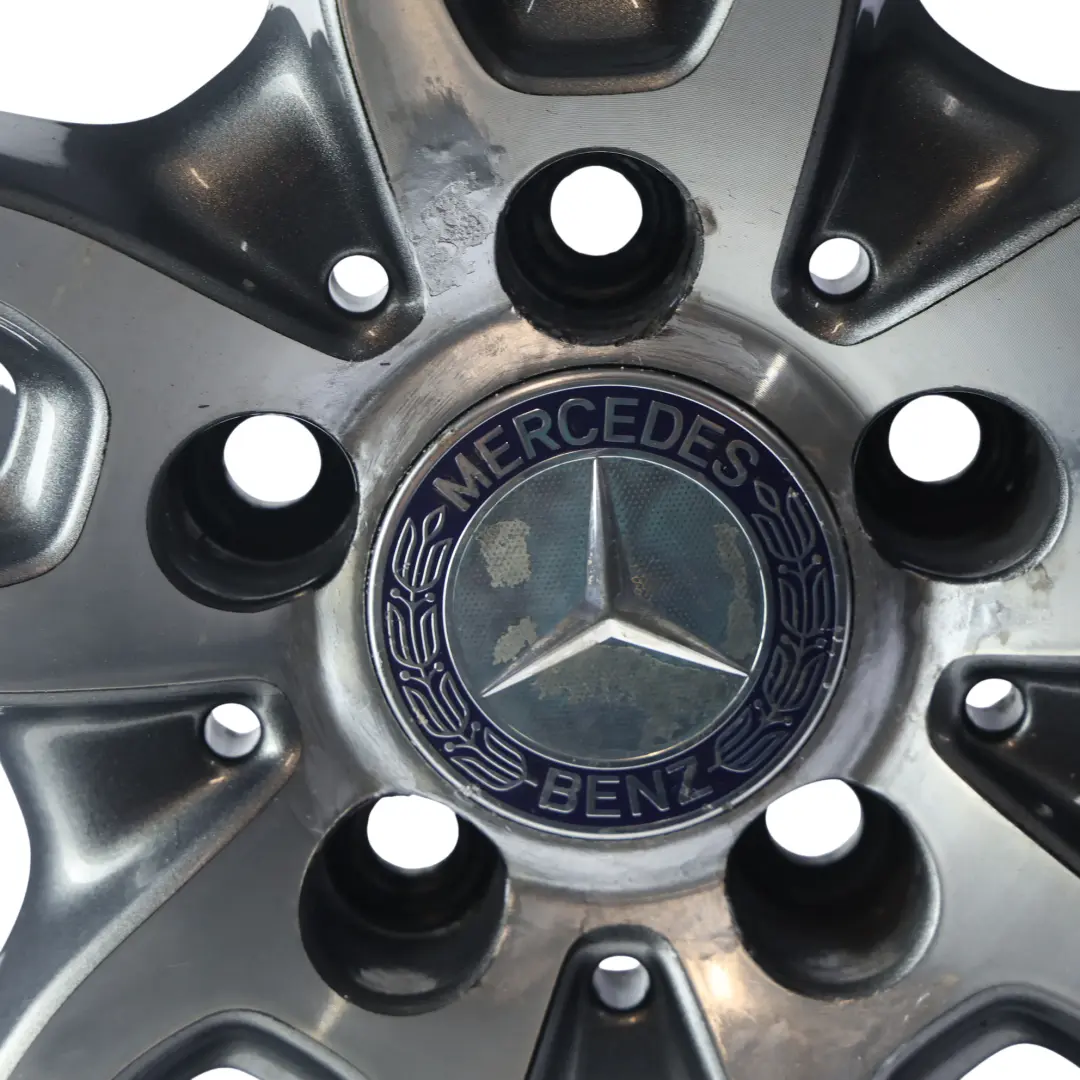 Mercedes W176 Llanta de aleación AMG 18" ET:52 7,5J 5 Radios dobles - SKU A1764010700-1 - Número de pieza A1764010700