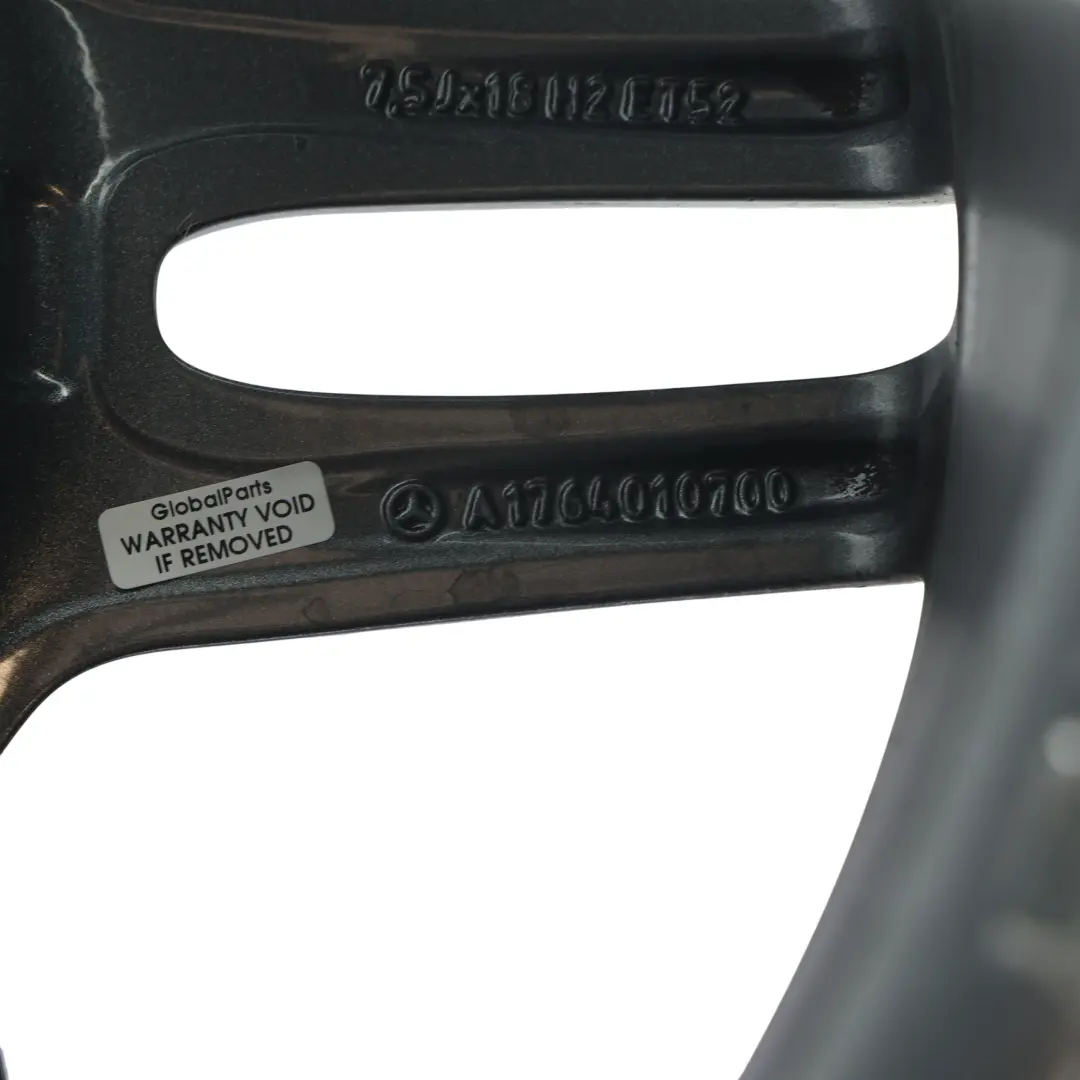 Mercedes W176 AMG Felga Aluminiowa Alufelga 18" ET:52 7,5J - SKU A1764010700-2 - Numer Części A1764010700