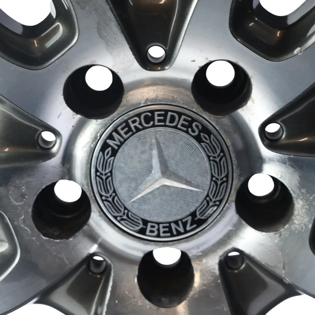 Alloy Wheel Rim 18" ET:52 7,5J 5 Double Spoke to Mercedes W176 AMG with Part number A1764010700 Mercedes W176 AMG Alloy Wheel Rim 18" ET:52 7,5J 5 Double Spoke - SKU A1764010700-2 - Part number A1764010700