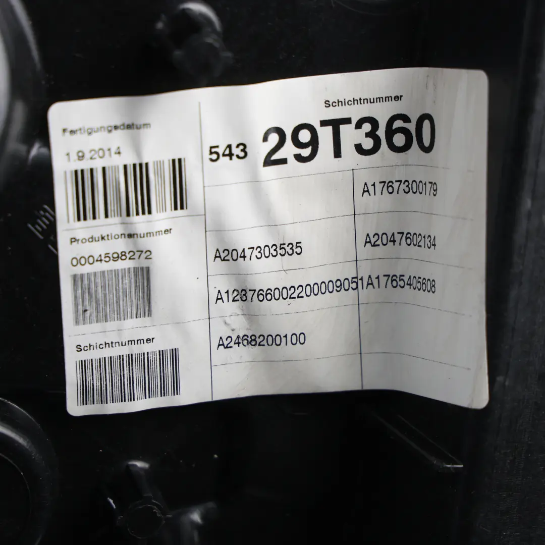 Mercedes W176 Podnośnik Szyby Tylny Lewy Panel Drzwi - SKU A1767300179-2 - Numer Części A1767300179