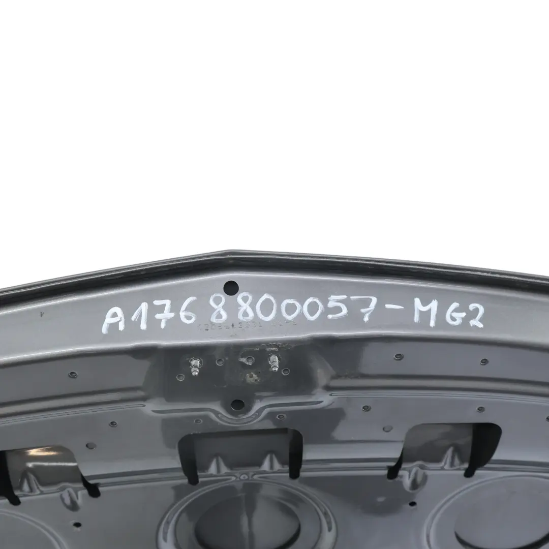 Mercedes W176 Maska Pokrywa Silnika Mountain Grey Szary Metalik - 787 - SKU A1768800057-MG2 - Numer Części A1768800057