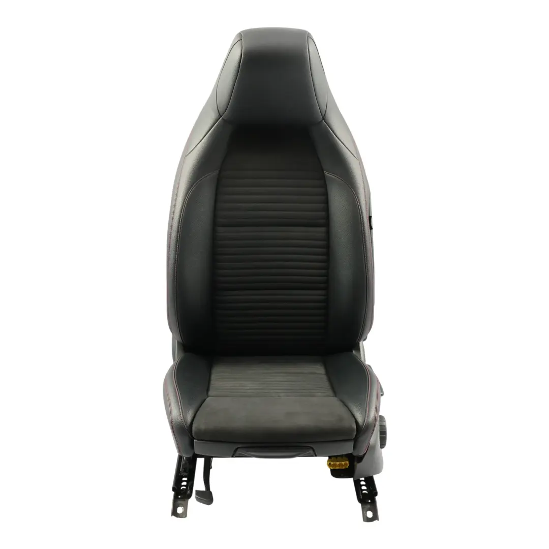 Sportsitz Vorne Links Stoff Kunstleder Rote Nähte für Mercedes W176 mit Teilenummer A1769106307 Mercedes W176 Sportsitz Vorne Links Stoff Kunstleder Rote Nähte - SKU A1769106307-3 - Teilenummer A1769106307