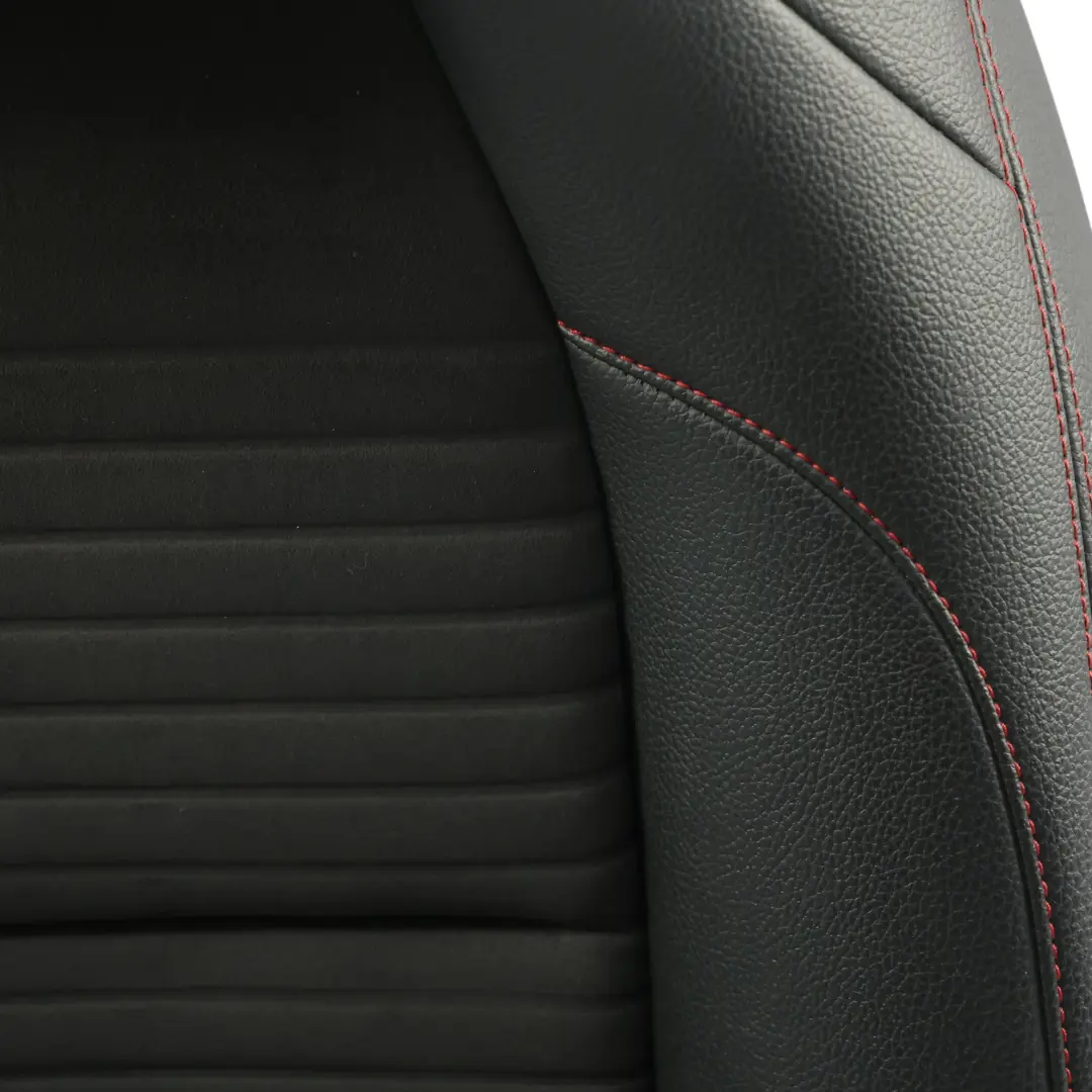 Sedile Anteriore Sport Sinistro Similpelle Tessuto Cuciture Rosse per Mercedes W176 con numero di parte A1769106307 Mercedes W176 Sedile Anteriore Sport Sinistro Similpelle Tessuto Cuciture Rosse - SKU A1769106307-3 - Numero di parte A1769106307