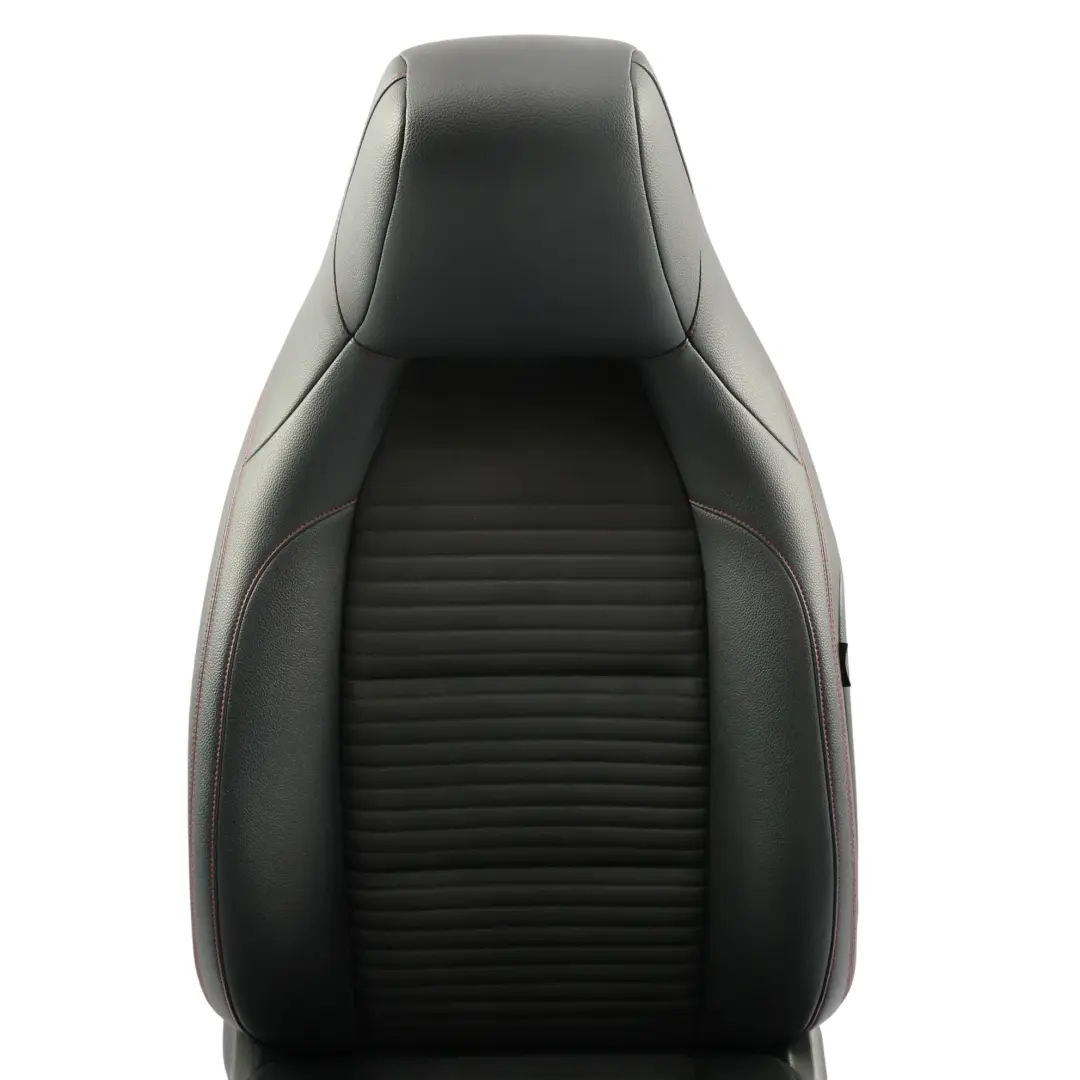 Mercedes W176 Asiento Delantero Deportivo Izquierdo Tela Símil Cuero Rojo - SKU A1769106307-3 - Número de pieza A1769106307