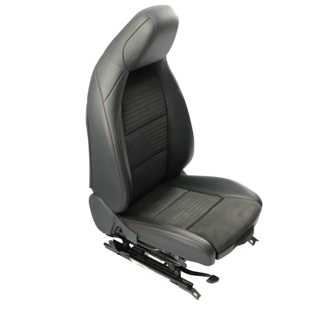 Mercedes W176 Siège Sport Avant Gauche Tissu Similicuir Coutures Rouges - SKU A1769106307-3 - Numéro de pièce A1769106307