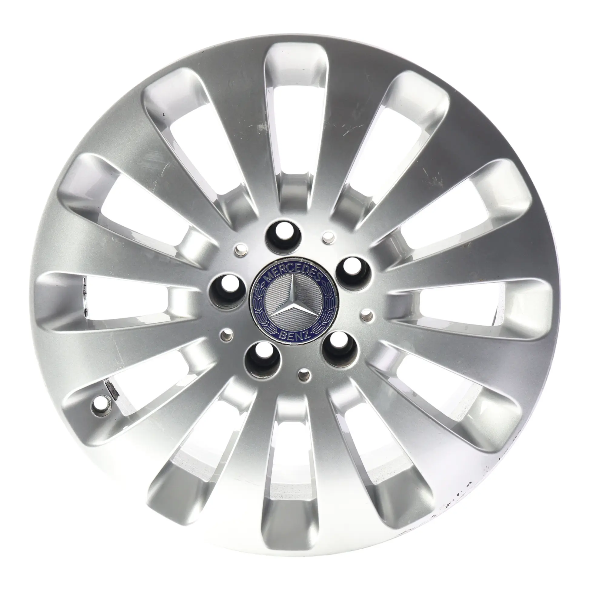Mercedes W204 Cerchio Lega Argento 12 Fori Disco 16" 7J ET43 A2044010602