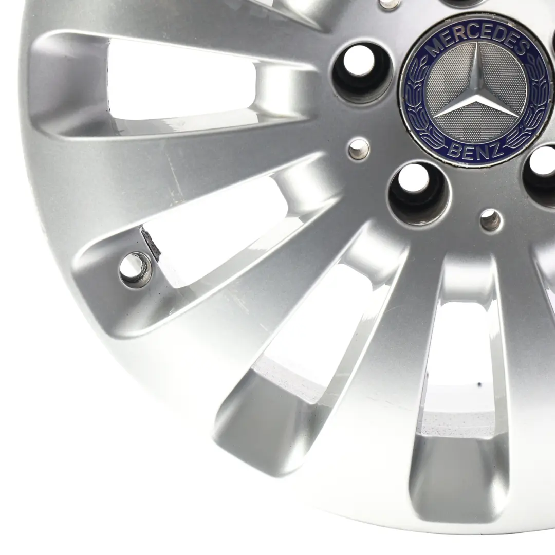 Mercedes W204 Silber Alufelge 12 Loch Scheibe 16" 7J ET43 - SKU A2044010602-2 - Teilenummer A2044010602