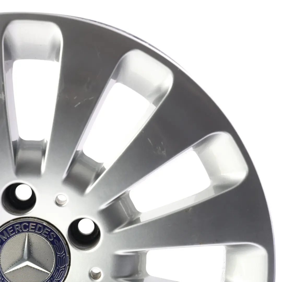 Mercedes W204 Srebrna Felga Aluminiowa 12 Otworów 16" 7J ET43 - SKU A2044010602-2 - Numer Części A2044010602