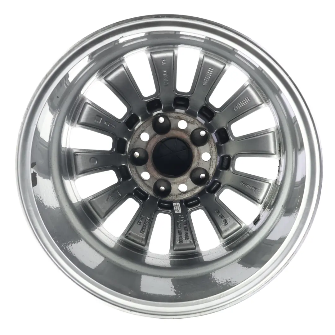 Mercedes W204 Silver Alloy Wheel Rim 12 Hole Disc 16" 7J ET43 - SKU A2044010602-2 - Part number A2044010602
