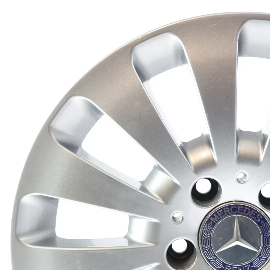 Mercedes W204 Jante Alliage Argent 12 Trous Disque 16" 7J ET43 - SKU A2044010602-3 - Numéro de pièce A2044010602