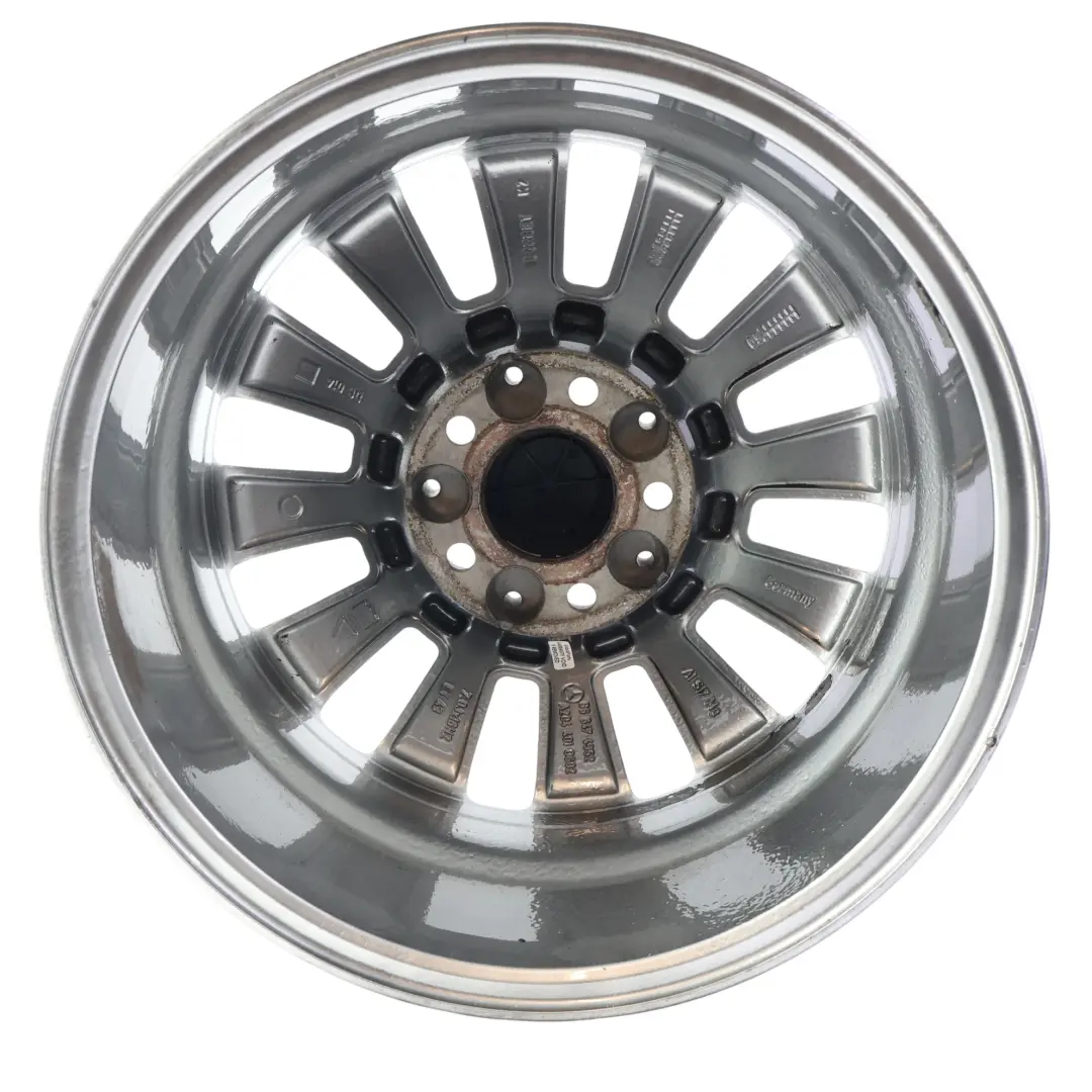 Mercedes W204 Jante Alliage Argent 12 Trous Disque 16" 7J ET43 - SKU A2044010602-3 - Numéro de pièce A2044010602