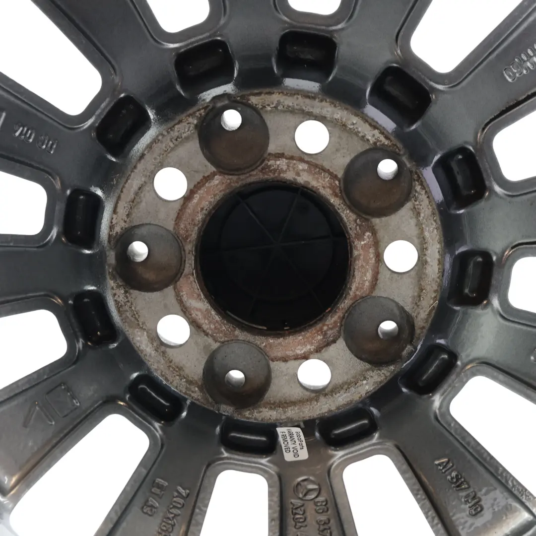 Mercedes W204 Jante Alliage Argent 12 Trous Disque 16" 7J ET43 - SKU A2044010602-3 - Numéro de pièce A2044010602