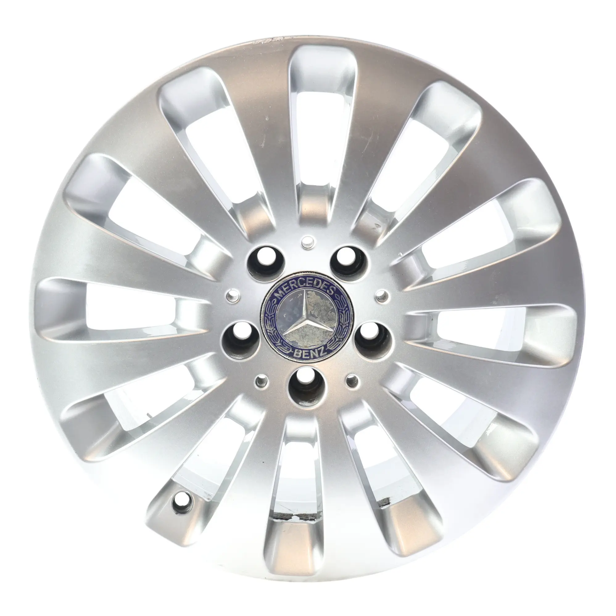 Mercedes W204 Alloy Wheel Rim Silver 12 Hole Disc 16" 7J ET43 A2044010602