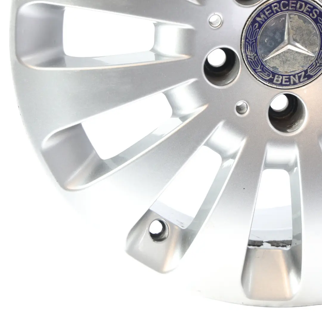 Alloy Wheel Rim Silver 12 Hole Disc 16" 7J ET43 to Mercedes W204 with Part number A2044010602 Mercedes W204 Alloy Wheel Rim Silver 12 Hole Disc 16" 7J ET43 - SKU A2044010602-4 - Part number A2044010602