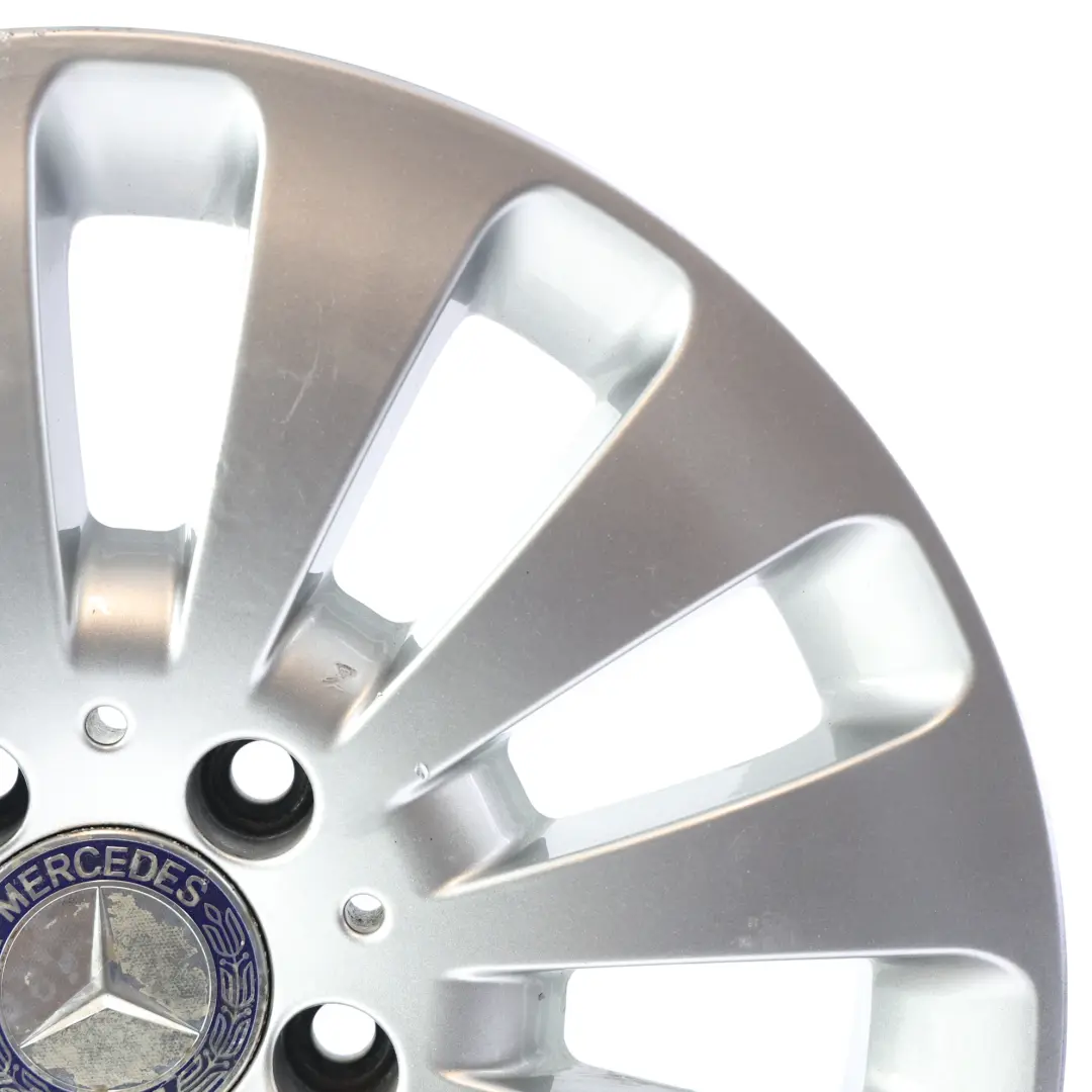 Alloy Wheel Rim Silver 12 Hole Disc 16" 7J ET43 to Mercedes W204 with Part number A2044010602 Mercedes W204 Alloy Wheel Rim Silver 12 Hole Disc 16" 7J ET43 - SKU A2044010602-4 - Part number A2044010602