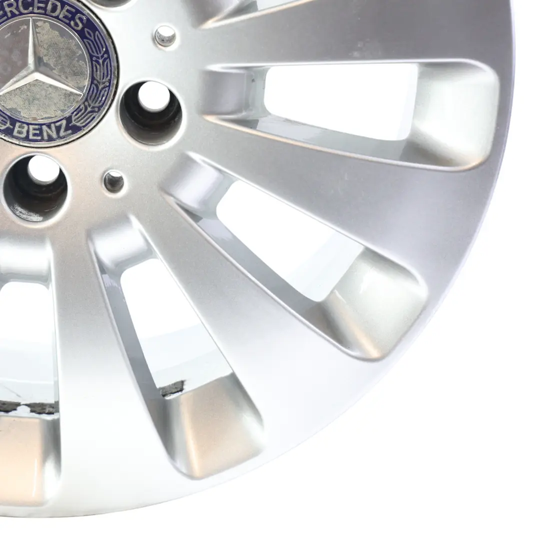 Alloy Wheel Rim Silver 12 Hole Disc 16" 7J ET43 to Mercedes W204 with Part number A2044010602 Mercedes W204 Alloy Wheel Rim Silver 12 Hole Disc 16" 7J ET43 - SKU A2044010602-4 - Part number A2044010602