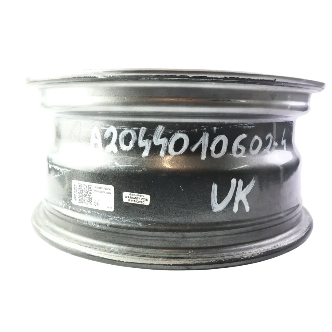 Mercedes W204 Alloy Wheel Rim Silver 12 Hole Disc 16" 7J ET43 - SKU A2044010602-4 - Part number A2044010602