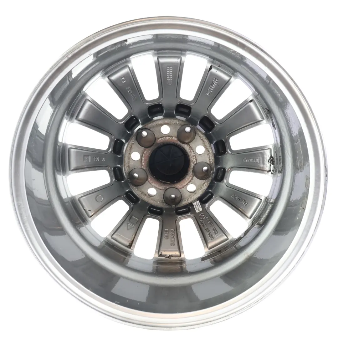 Mercedes W204 Alloy Wheel Rim Silver 12 Hole Disc 16" 7J ET43 - SKU A2044010602-4 - Part number A2044010602