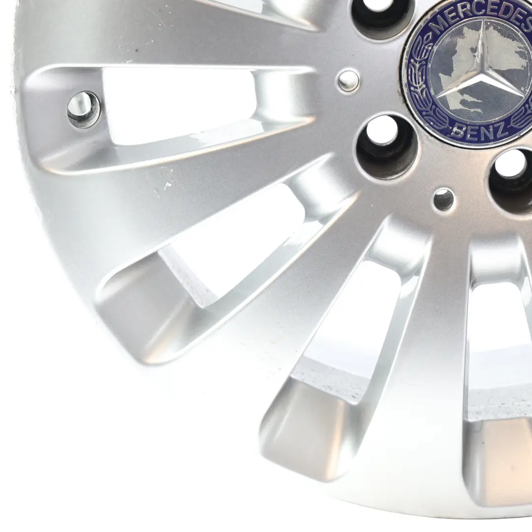 Mercedes W204 Alloy Wheel Rim 12 Hole Silver 16" 7J ET43 - SKU A2044010602-5 - Part number A2044010602