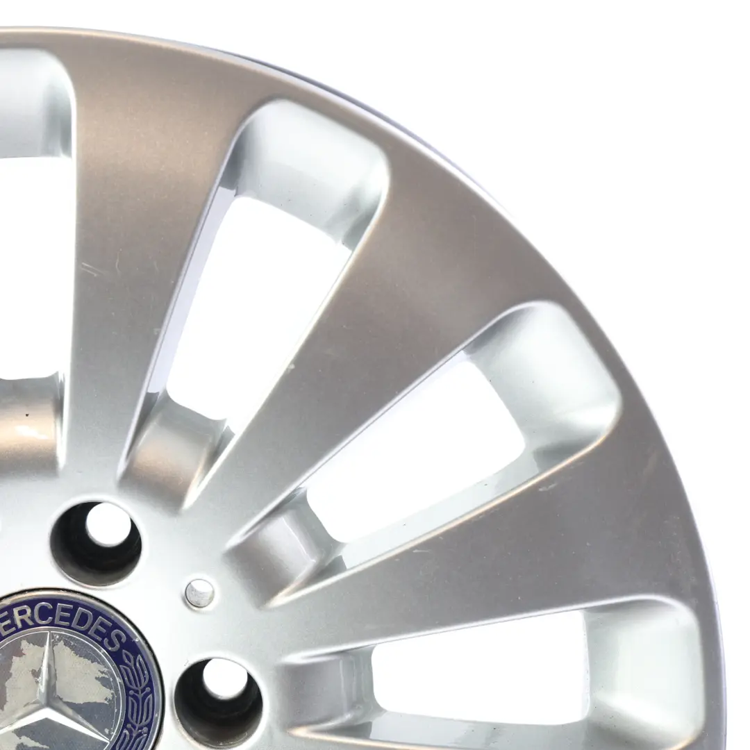 Alloy Wheel Rim 12 Hole Silver 16" 7J ET43 to Mercedes W204 with Part number A2044010602 Mercedes W204 Alloy Wheel Rim 12 Hole Silver 16" 7J ET43 - SKU A2044010602-5 - Part number A2044010602