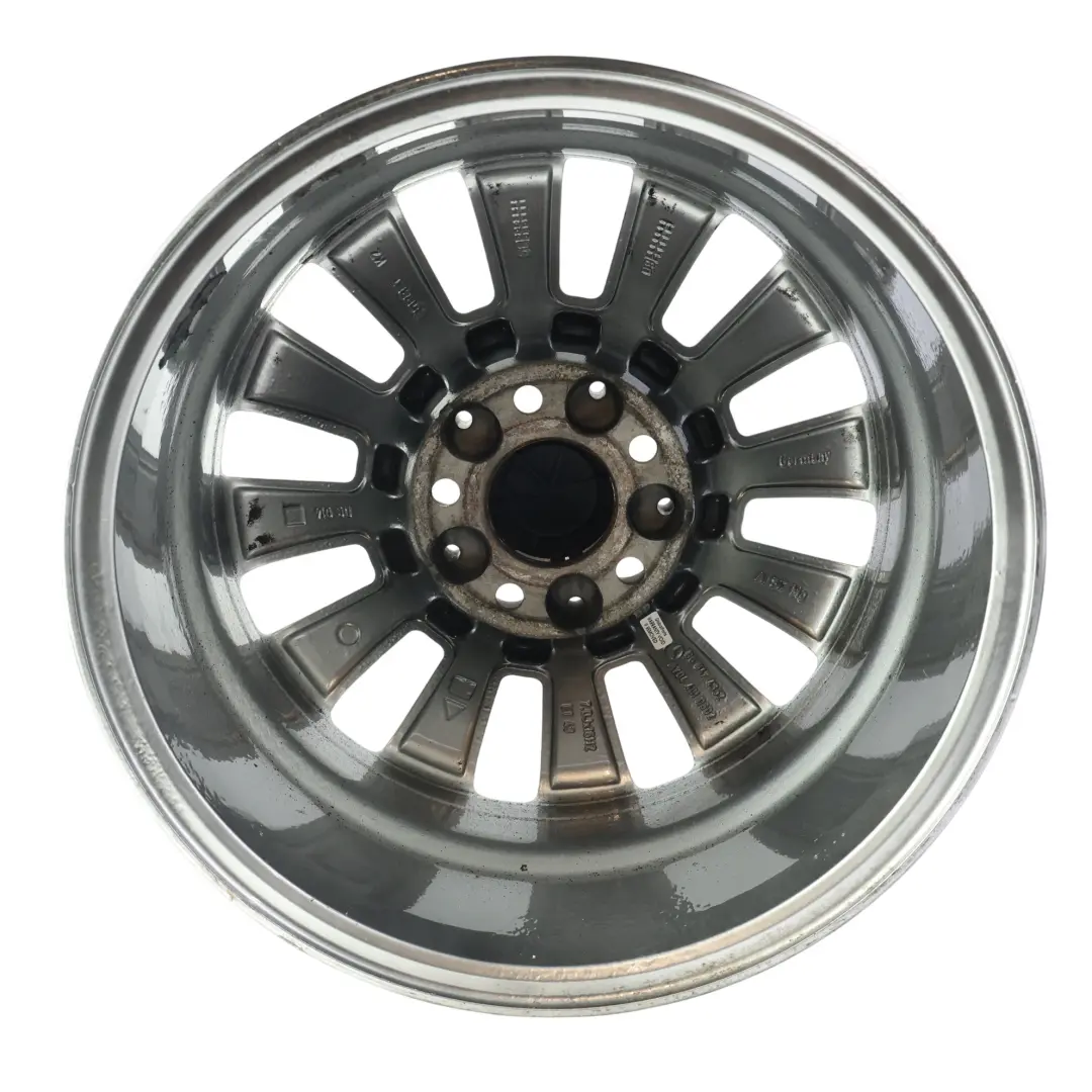 Mercedes W204 Alloy Wheel Rim 12 Hole Silver 16" 7J ET43 - SKU A2044010602-5 - Part number A2044010602