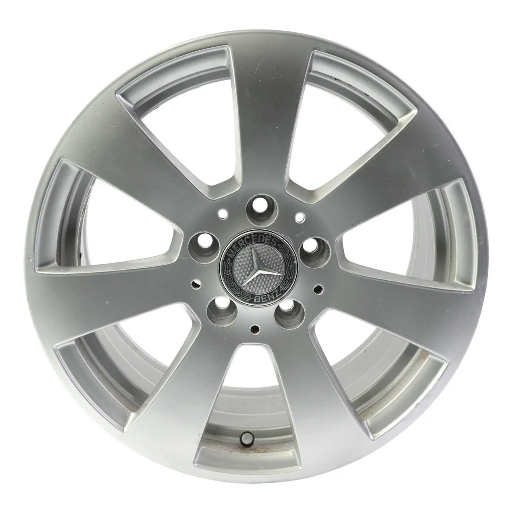 Mercedes W204 Silver 7 Hole Alloy Wheel Rim 16" ET:43 7J A2044011102
