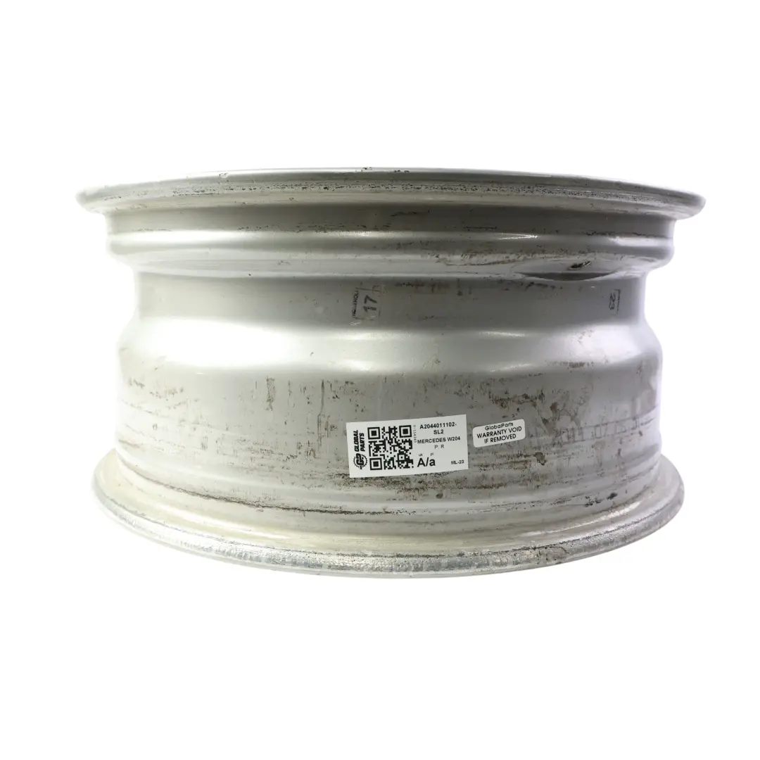 Mercedes W204 Llanta Aleación Plateada 7 Agujeros 16" ET:43 7J - SKU A2044011102-SL2 - Número de pieza A2044011102