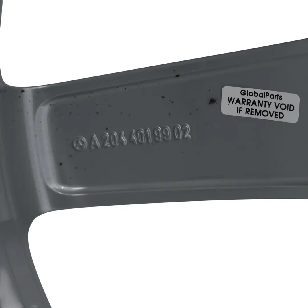 Mercedes W204 Juego Llantas Aleación AMG 7 Radios Delanteras Traseras 18 - SKU A2044019802-SET - Número de pieza A2044019802