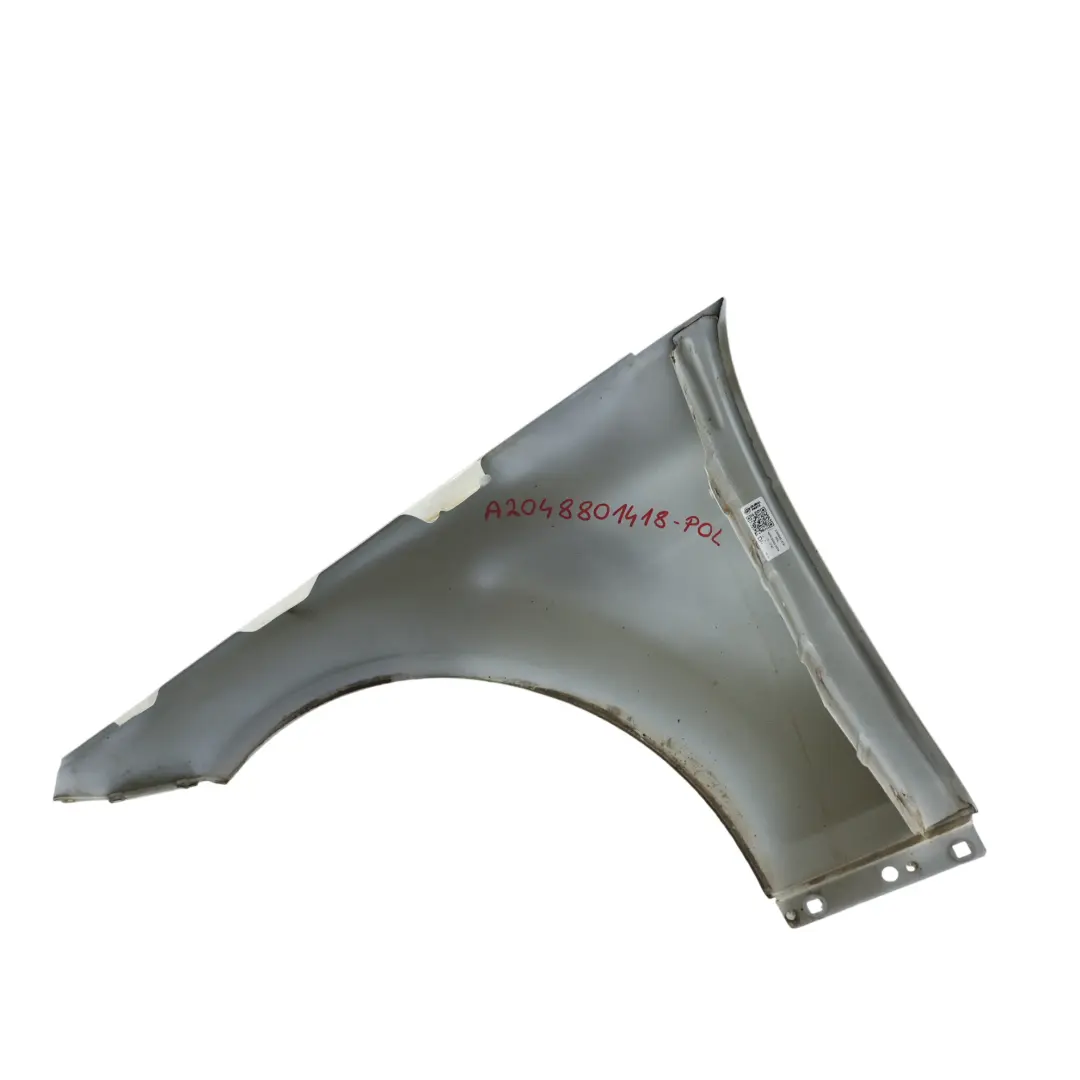 Panel Guardabarros Delantero Derecho Blanco Polar - 149 para Mercedes W204 con número de pieza A2048801418 Mercedes W204 Panel Guardabarros Delantero Derecho Blanco Polar - 149 - SKU A2048801418-POL - Número de pieza A2048801418