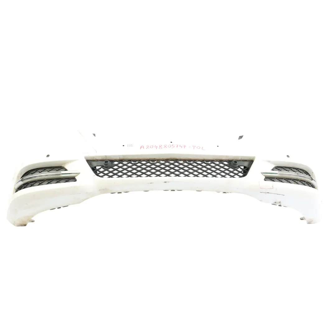 Mercedes W204 Przedni Zderzak Polar White Biały - 149 - SKU A2048805747-POL - Numer Części A2048805747