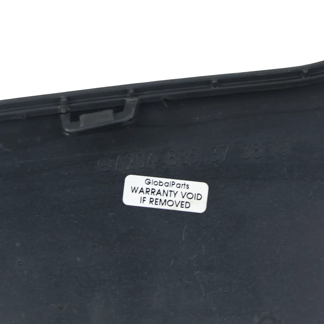Mercedes W204 AMG Rear Bumper Lower Diffuser Trim Panel Cover - SKU A2048853738 - Part number A2048853738