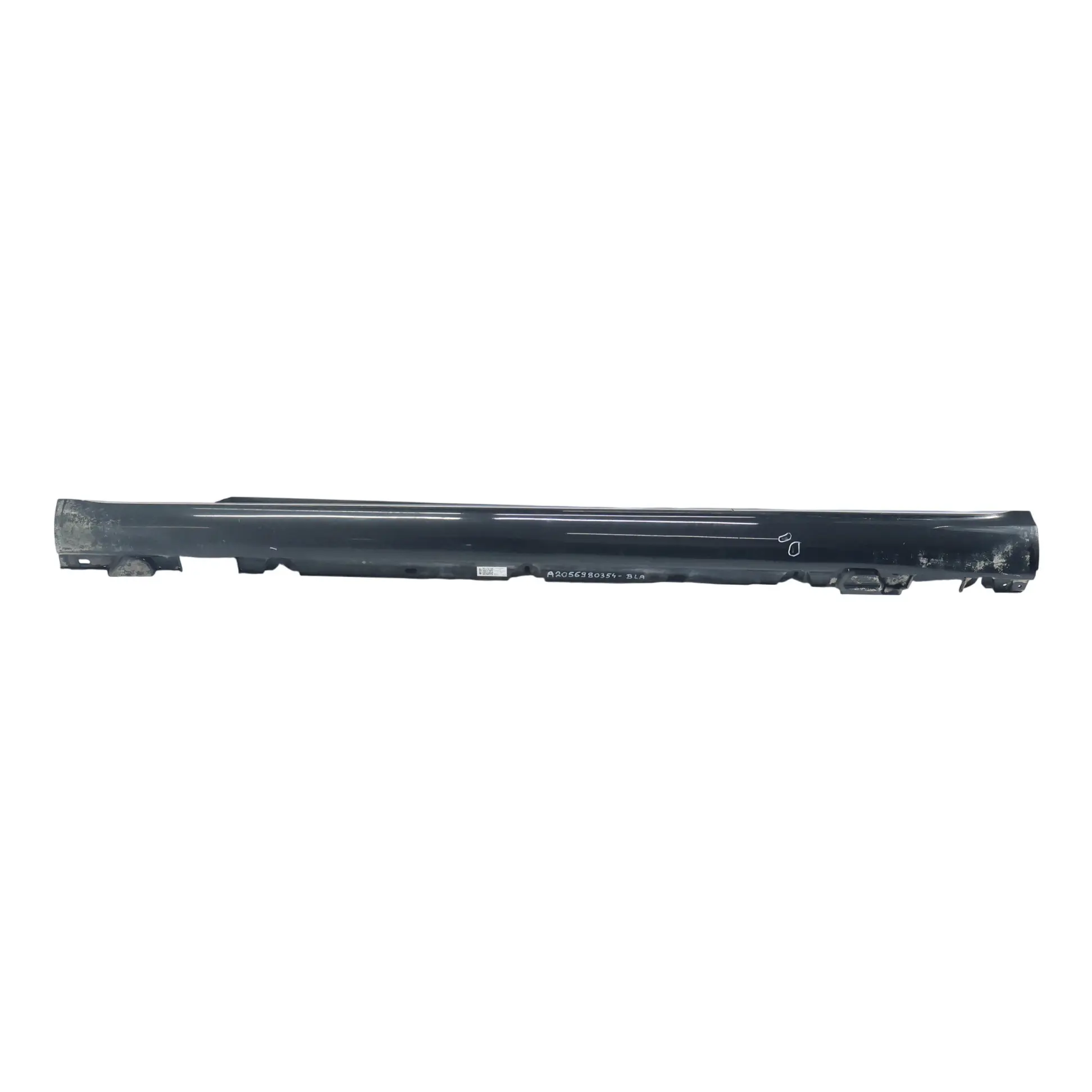 Mercedes W205 Side Skirt Left N/S Door Sill Cover Black - 040