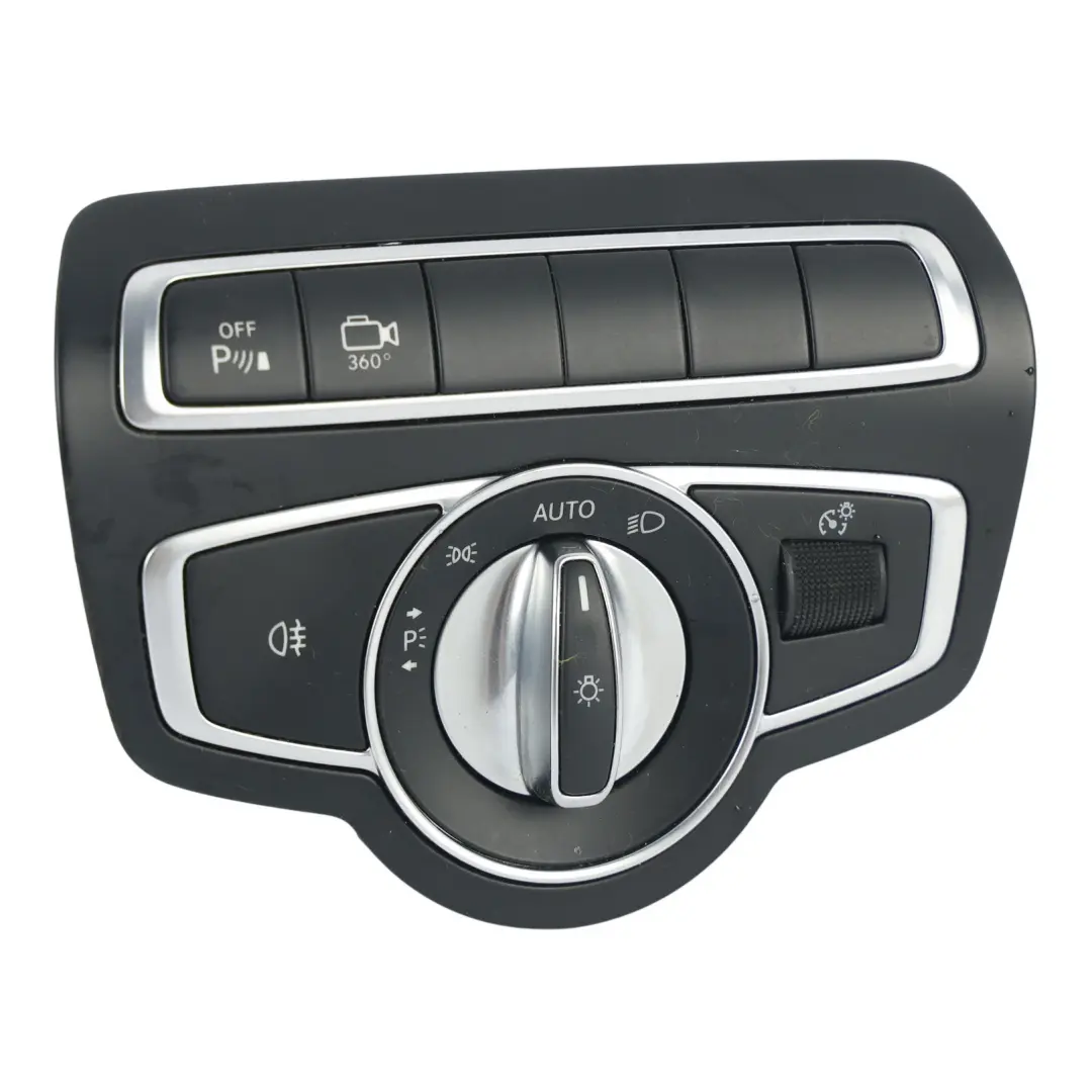 Interruptor Botón Sistema Asistente Cámara Faros para Mercedes W205 X253 con número de pieza A2059058309 Mercedes W205 X253 Interruptor Botón Sistema Asistente Cámara Faros - SKU A2059058309 - Número de pieza A2059058309