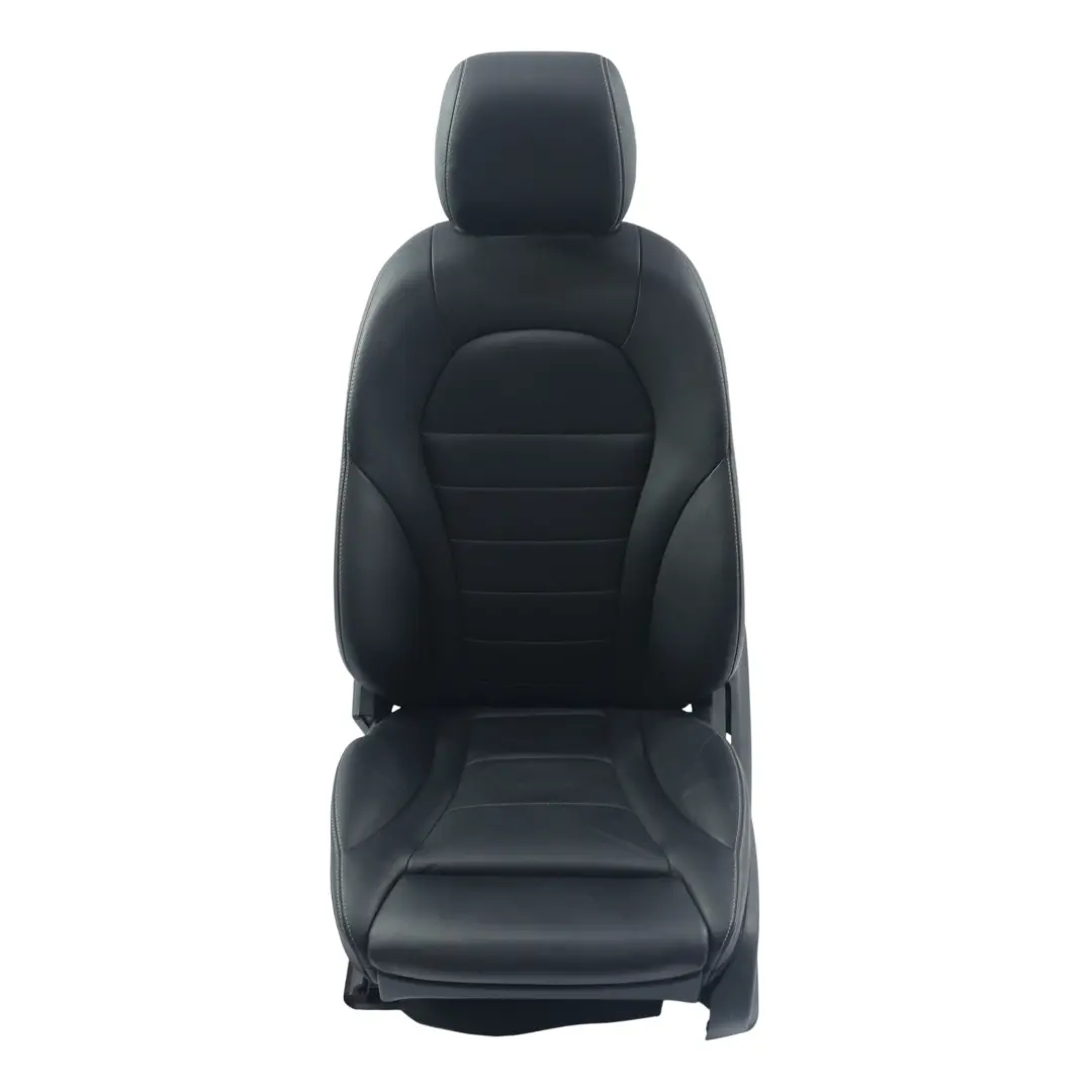 Asiento Delantero Izquierdo Calefactado Memoria Cuero Negro para Mercedes W205 con número de pieza A2059105912 Mercedes W205 Asiento Delantero Izquierdo Calefactado Memoria Cuero Negro - SKU A2059105912-3 - Número de pieza A2059105912